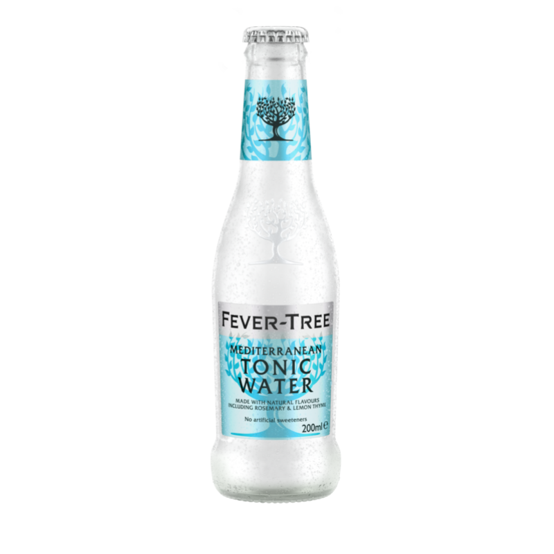 FeverTree Mediterranean Tonic Water 6 x 4 Pack 200ml bottles incl